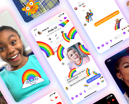 Meta Launches Pride Month Activations in Messenger and Messenger Kids