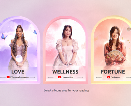 YouTube Launches Custom Tarot Card Experience, Featuring Various Platform Stars