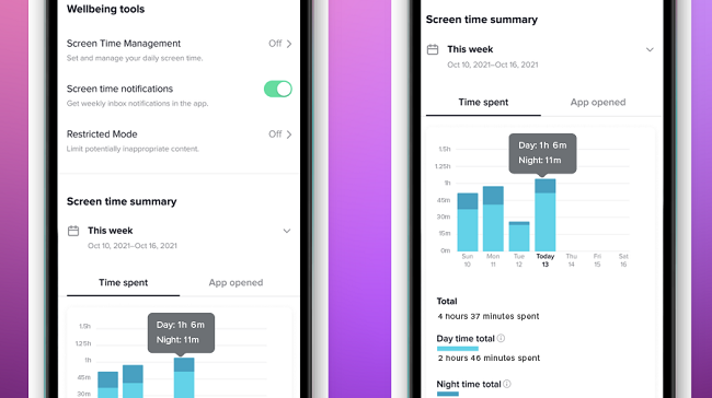 TikTok Adds New Screen Time Breaks, Usage Tracking Tools to Improve Digital Wellbeing