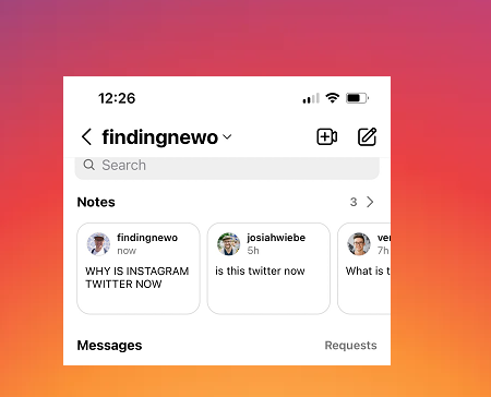 Instagram Tests New ‘Notes’ Shelf in IG Direct, Ads on User Profiles