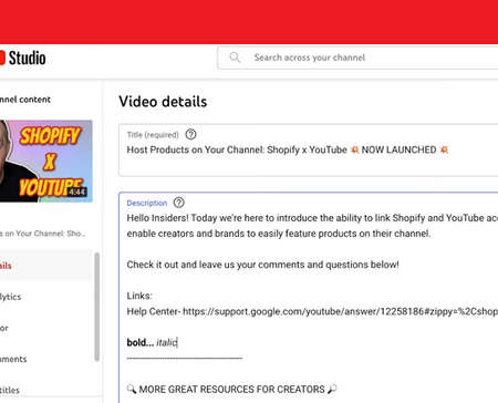 YouTube Launches Text Markup Options in Video Descriptions, New Loyalty Badge Options