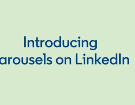 LinkedIn Launches Native Carousel Posting Option