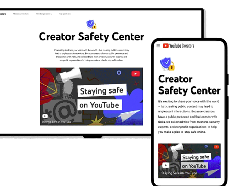 YouTube Launches New ‘Creator Safety Center’ to Help Creators Manage Unwanted Attention