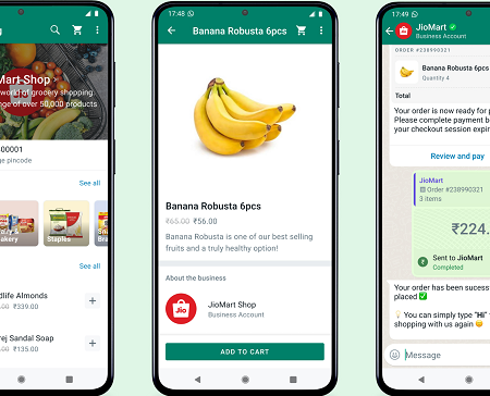Meta Launches New ‘JioMart’ eCommerce Store for WhatsApp Users in India