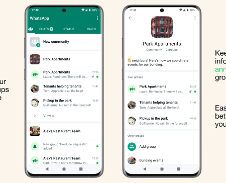 WhatsApp Launches Communities to Maximize Topic-Based Discovery and Engagement