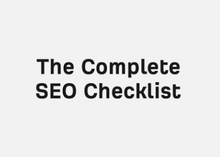 The Complete SEO Checklist: 41 Steps to Google Success [Infographic]