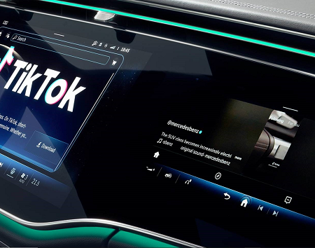 TikTok Announces New Integration with Mercedes Benz to Display TikTok Content on In-Car Screens
