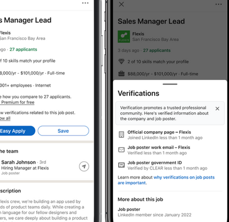 LinkedIn Adds Verifications in Job Listings to Provide More Assurance for Users